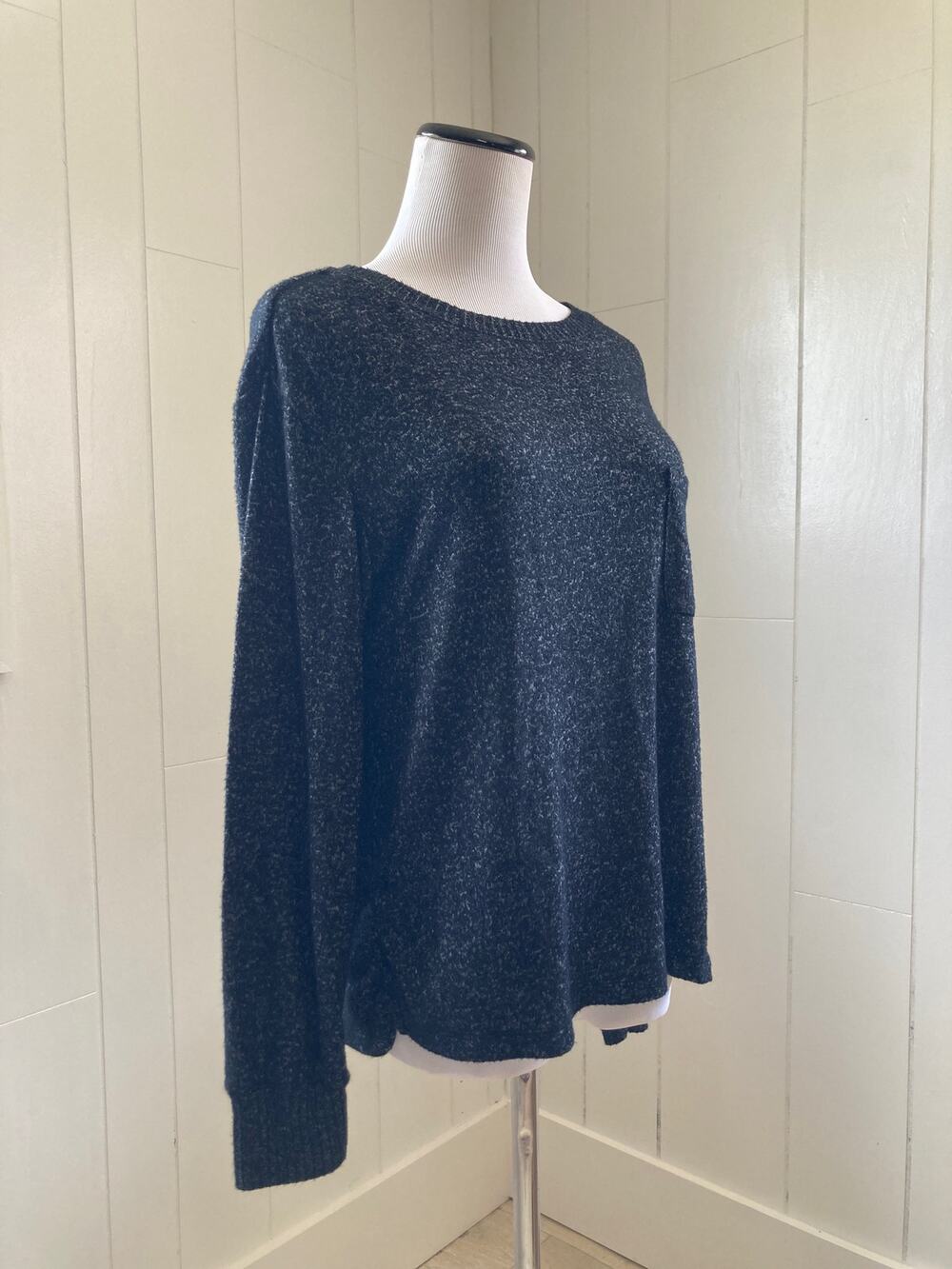 Stars Above Charcoal Oversized Sweater, Size XS